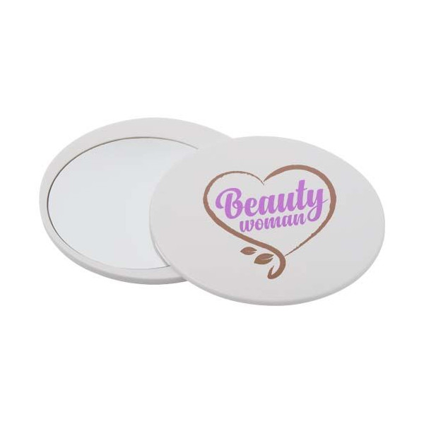 Miroir de maquillage coulissant Glider personnalisable - Accessoire pratique pour entreprise