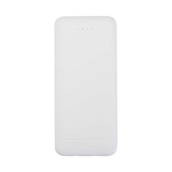 Batterie de secours Adhil de 10 000 mAh en plastique recyclé - Accessoire de charge polyvalent pour appareils électroniques