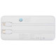Batterie de secours Adhil de 10 000 mAh en plastique recyclé - Accessoire de charge polyvalent pour appareils électroniques