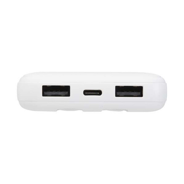 Batterie de secours Adhil de 10 000 mAh en plastique recyclé - Accessoire de charge polyvalent pour appareils électroniques
