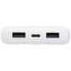 Batterie de secours Adhil de 10 000 mAh en plastique recyclé - Accessoire de charge polyvalent pour appareils électroniques