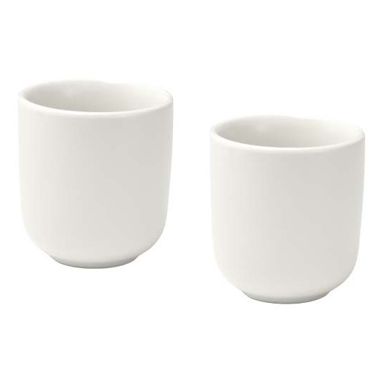 Ensemble de 2 tasses à expresso en céramique Male 90 ml finition mate - BCM Goodies