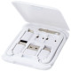Câble de recharge modulaire en plastique recyclé Savvy avec support de téléphone - Accessoire pratique et polyvalent - BCM Goodi