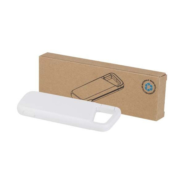 Batterie externe Alkes 5 000 mAh en plastique recyclé pour entreprise - Personnalisable