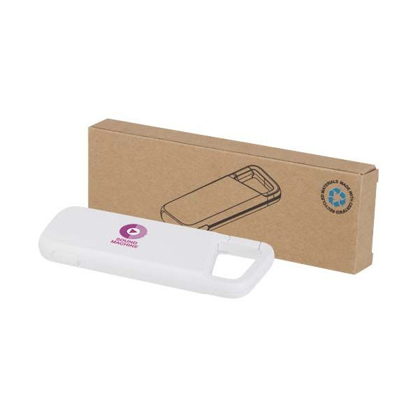 Batterie externe Alkes 5 000 mAh en plastique recyclé pour entreprise - Personnalisable