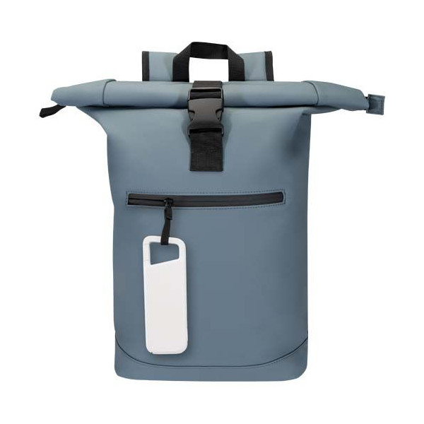 Batterie externe Alkes 5 000 mAh en plastique recyclé pour entreprise - Personnalisable