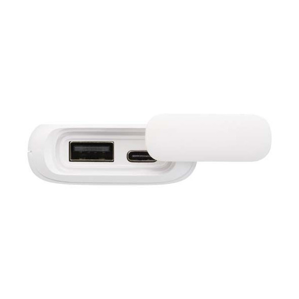 Batterie externe Alkes 5 000 mAh en plastique recyclé pour entreprise - Personnalisable