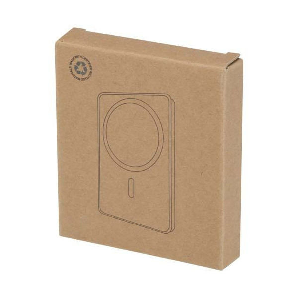 Batterie de secours Acrab magnétique sans fil 5000 mAh 15W PD 20W en plastique recyclé - BCM Goodies