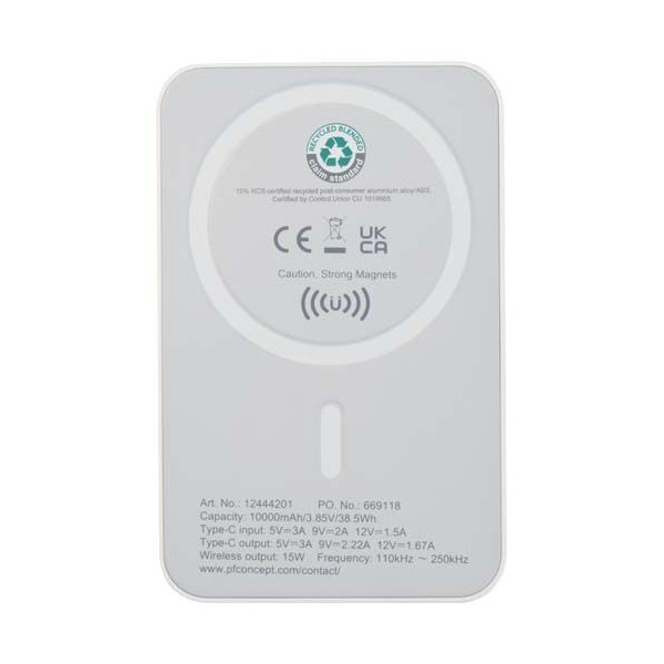 Batterie de secours Acrab magnétique sans fil 10 000 mAh 15 W PD 20 W - BCM Goodies