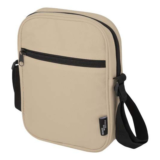 Sac bandoulière Byron de 2 L recyclé certifié GRS - Personnalisable avec logo