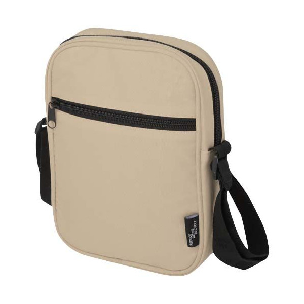 Sac bandoulière Byron de 2 L recyclé certifié GRS - Personnalisable avec logo