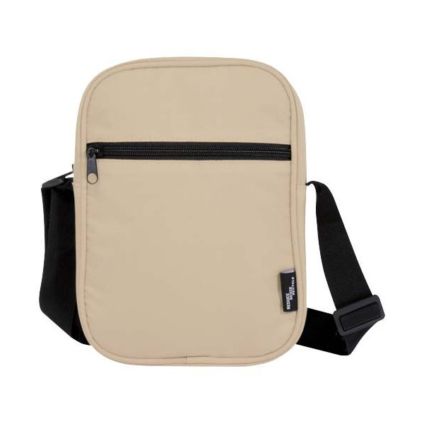 Sac bandoulière Byron de 2 L recyclé certifié GRS - Personnalisable avec logo