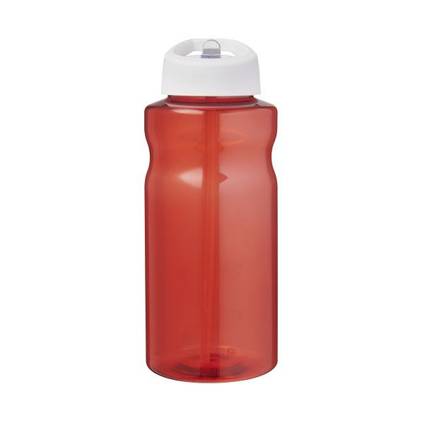 Bouteille de sport H2O Active® Eco Big Base 1L avec couvercle à bec verseur - Plastique Prevented Ocean Plastic - Personnalisabl