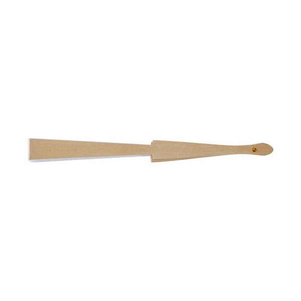 Éventail à main en bois et polyester personnalisable pour événements d'entreprise - BCM Goodies