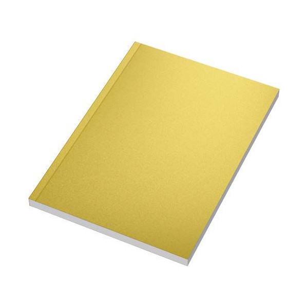 Cahier Novella Austen recyclé A5 à couverture souple métallisée - BCM Goodies