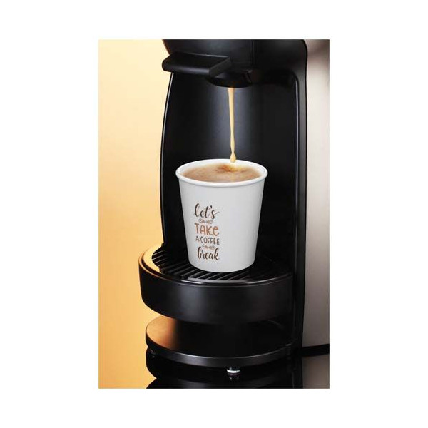 Gobelet Americano® Piccolo 100 ml en plastique recyclable - Personnalisable pour événements d'entreprise