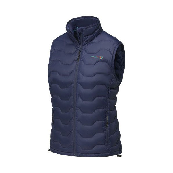 Bodywarmer duvet isotherme Epidote recyclé certifié GRS pour femme - Vêtement d'extérieur durable et élégant