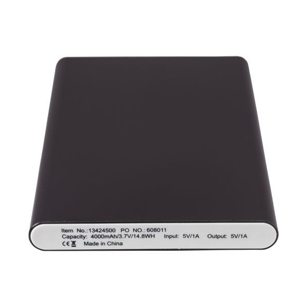 Batterie de secours en aluminium 4000 mAh personnalisable | BCM Goodies