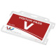 Porte-cartes paysager en plastique recyclé - Accessoire idéal pour expositions et événements - Personnalisable pour renforcer l&