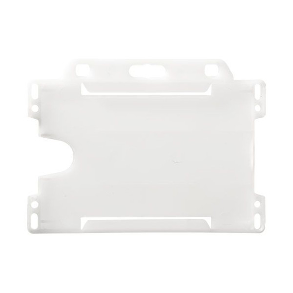 Porte-cartes paysager en plastique recyclé - Accessoire idéal pour expositions et événements - Personnalisable pour renforcer l&