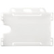 Porte-cartes paysager en plastique recyclé - Accessoire idéal pour expositions et événements - Personnalisable pour renforcer l&