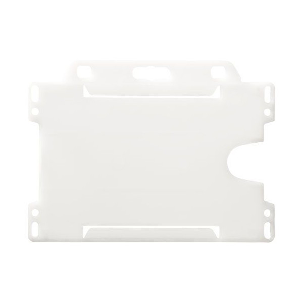 Porte-cartes paysager en plastique recyclé - Accessoire idéal pour expositions et événements - Personnalisable pour renforcer l&