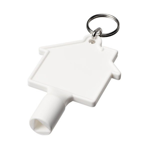 Porte-clés en plastique recyclé - Accessoire pratique et écologique pour la communication d'entreprise - BCM Goodies