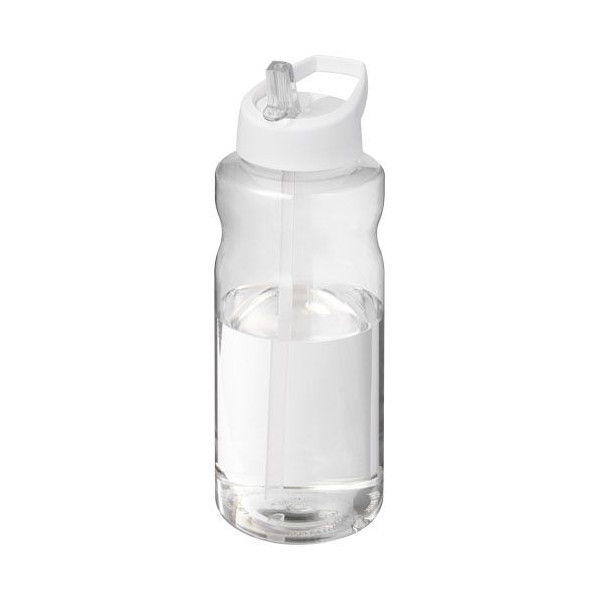 Bouteille de sport H2O Active® Big Base 1L avec couvercle à bec verseur - Fabriquée au Royaume-Uni