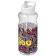Bouteille de sport H2O Active® Big Base 1L avec couvercle à bec verseur - Fabriquée au Royaume-Uni