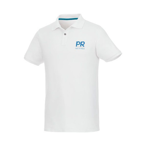 Polo Beryl à manches courtes pour homme - Polo durable et polyvalent en coton et polyester recyclé - BCM Goodies