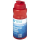 Bouteille de sport H2O Active® Eco Big Base 1L - Bouteille en plastique recyclé - Couvercle rabattable - Personnalisable - Idéal