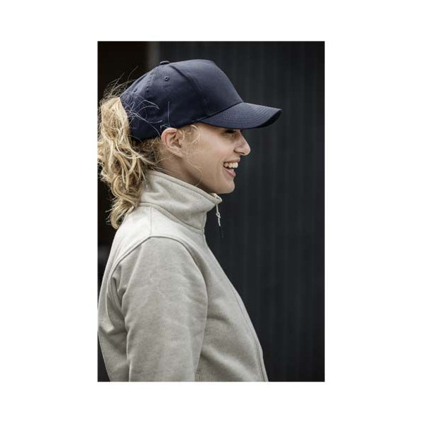 Casquette recyclée Onyx Aware™ 5 panneaux - Coton et polyester recyclés - Tour de tête 58 cm - Fermeture à boucle métallique - I