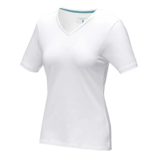 T-shirt à col en V biologique pour femmes de Kawartha - BCM Goodies