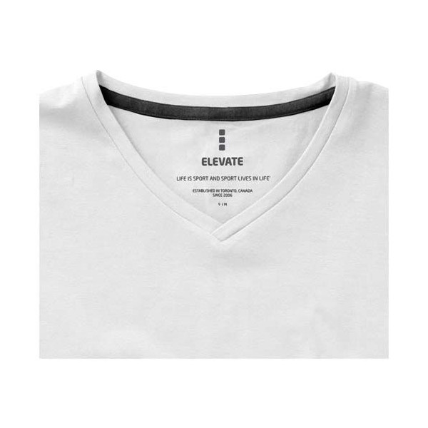 T-shirt à col en V biologique pour femmes de Kawartha - BCM Goodies
