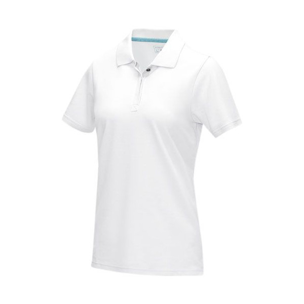 Polo bio à manches courtes pour femme - Graphite | BCM Goodies
