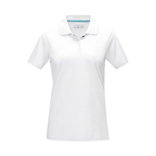Polo bio à manches courtes pour femme - Graphite | BCM Goodies