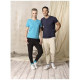 T-shirt bio à manches courtes pour homme - 95% coton biologique et 5% élasthanne - 200 g/m² - Origine Bangladesh