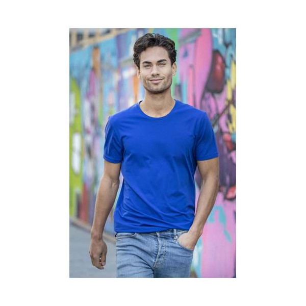 T-shirt bio à manches courtes pour homme - 95% coton biologique et 5% élasthanne - 200 g/m² - Origine Bangladesh