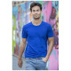 T-shirt bio à manches courtes pour homme - 95% coton biologique et 5% élasthanne - 200 g/m² - Origine Bangladesh