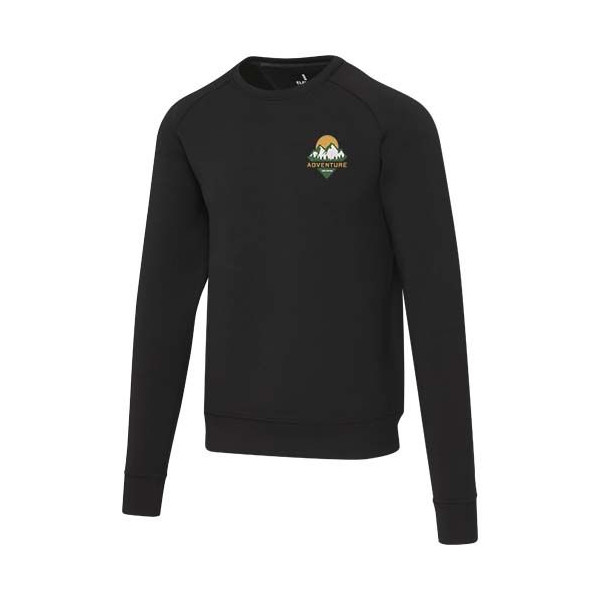 Pull ras du cou unisexe à manches longues Yukon en tissu interlock - Personnalisable - BCM Goodies