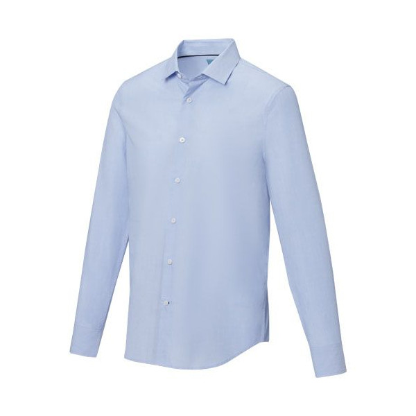 Chemise Cuprite à manches longues en coton biologique - Personnalisable avec logo | BCM Goodies