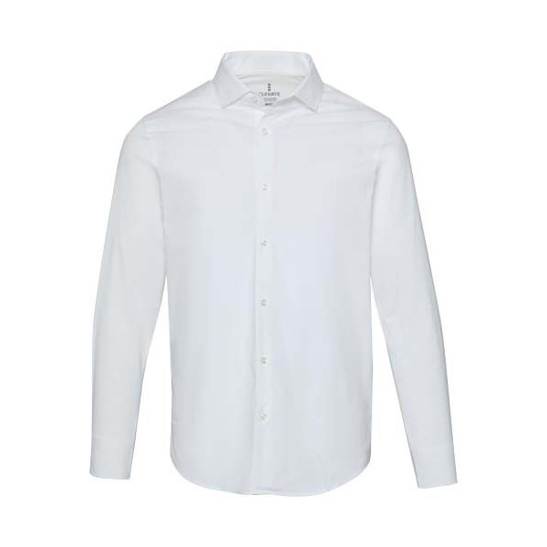 Chemise en popeline homme Carnelian en coton certifié BCI avec élasticité supplémentaire - BCM Goodies