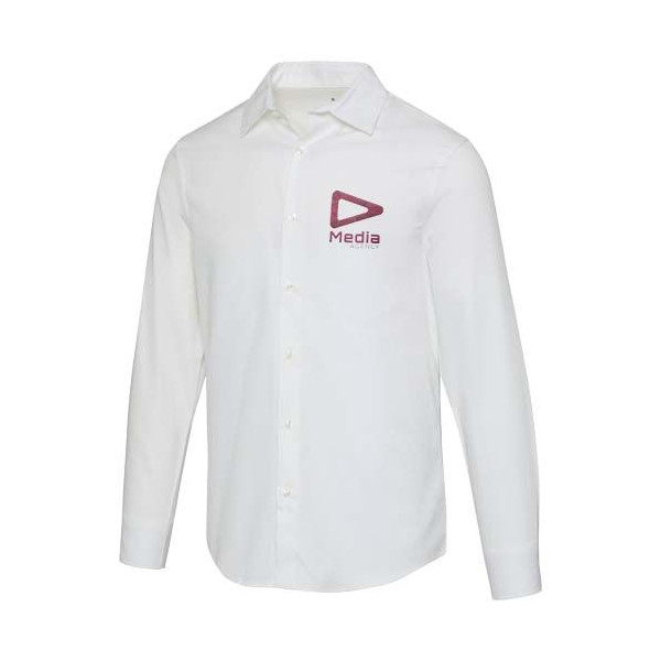 Chemise en sergé homme Citrine personnalisée pour entreprise | BCM Goodies