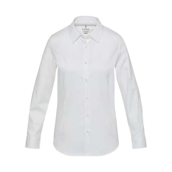 Chemise en sergé à manches longues pour femme Citrine - Chemise en coton certifié BCI de qualité supérieure