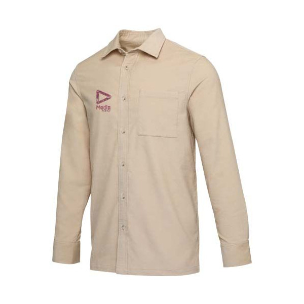 Chemise unisexe en velours côtelé Alum - Chemise confortable et polyvalente pour tous les sexes
