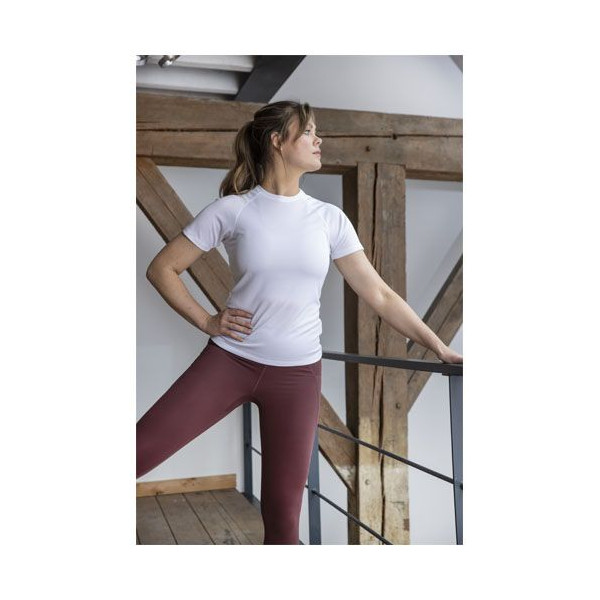 T-shirt Niagara à manches courtes pour femmes - T-shirt technique en polyester respirant pour activités sportives