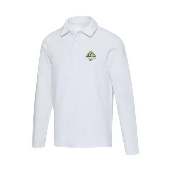 Polo à manches longues unisexe Apollo - Maille piquée 100% coton - Qualité et confort assurés - Personnalisable avec logo - Idéa