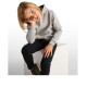 Sweat à capuche bicolore pour enfant - Confortable et élégant - BCM Goodies