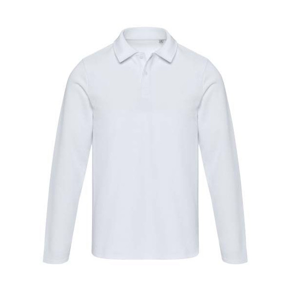 Polo à manches longues unisexe Apollo - Maille piquée 100% coton - Qualité et confort assurés - Personnalisable avec logo - Idéa