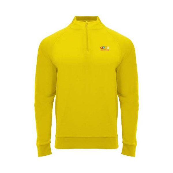 Sweatshirt Epiro à manches longues avec fermeture demi-zip pour enfant - Bangladesh - 184 g
